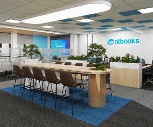 Dự án thiết kế văn phòng 120m2 NTBOOKS 83 Nguyễn Khang