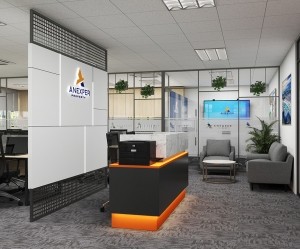 Dự án thiết kế văn phòng công ty thương mại Anexper Cát Bi Plaza